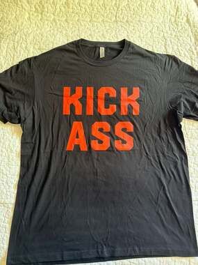 XL - Bryan Adams 2023 Canada Tour Kick Ass Graphic T-Shirt Black